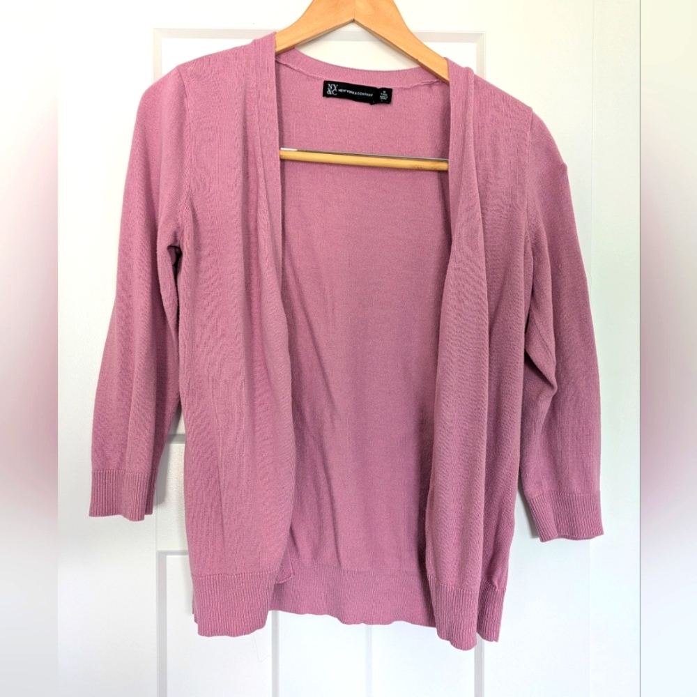 Women's Pink Cardigan Sweater